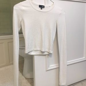 Wilfred Free Long Sleeve Crop Top